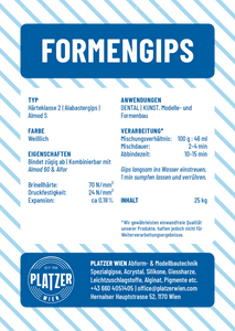 Formengips | Härteklasse 2 | ab €1,4/kg