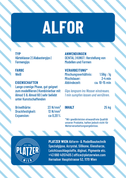 Alfor | Keramik-Formengips für Schlickerguss