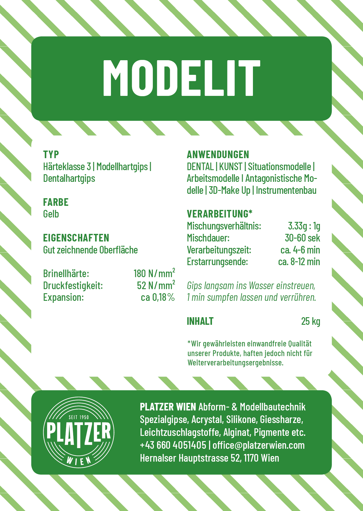 Modelit | Härteklasse 3 | ab €2,2/kg