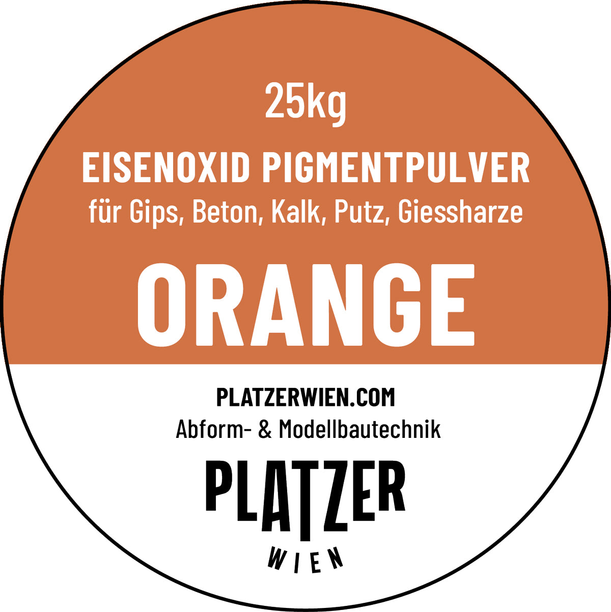 Eisenoxid Orange | Lanxessfarben (Höchste Farbkraft bei geringer Dosierung)