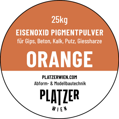 Eisenoxid Orange | Lanxessfarben (Höchste Farbkraft bei geringer Dosierung)