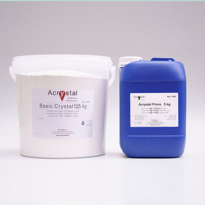 Acrystal Prima | mineralisches Laminier- und Gießsystem auf Wasserbasis