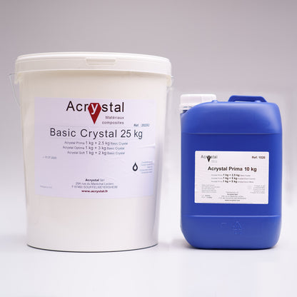 Acrystal Prima | mineralisches Laminier- und Gießsystem auf Wasserbasis