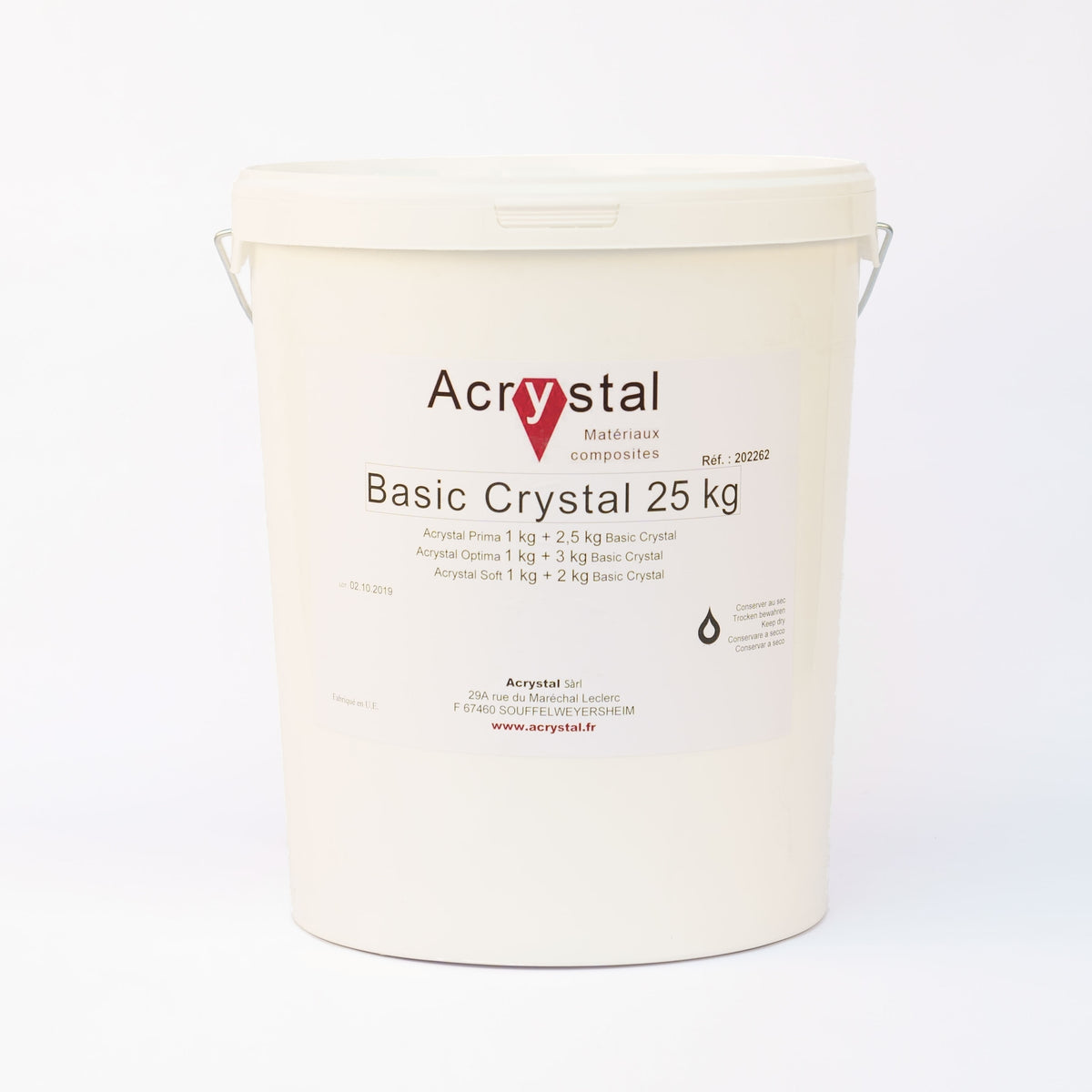 Acrystal Prima | mineralisches Laminier- und Gießsystem auf Wasserbasis