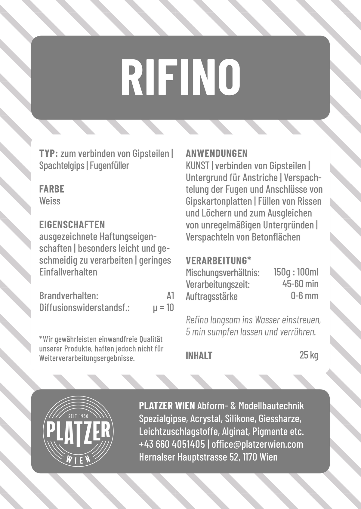 Rifino Top | Klebegips, Spachtel & Fugenfüller